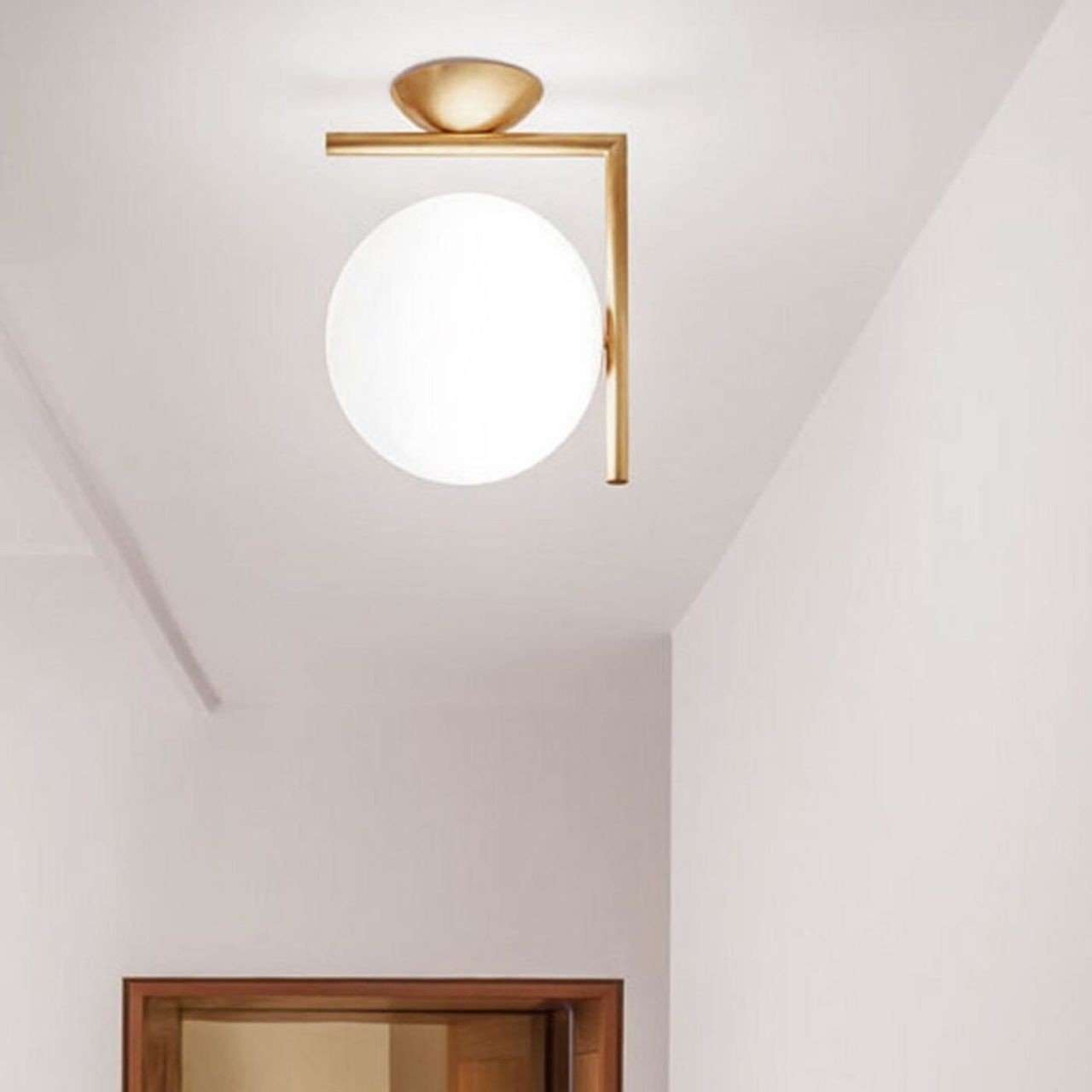 IC Lights Glass Ball Wall Sconce